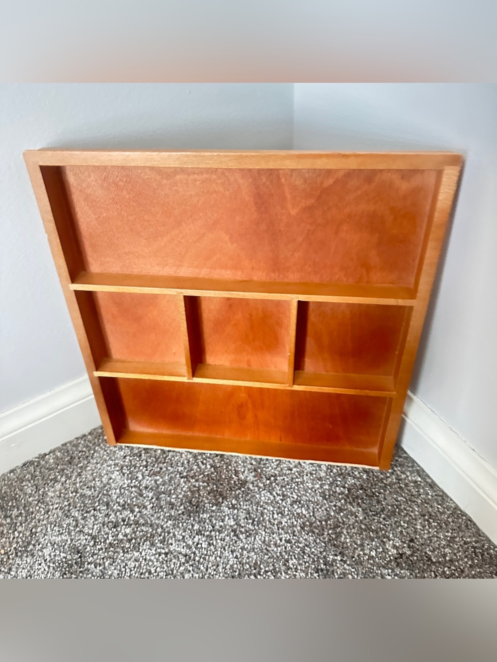 Wood organizer trinket tray